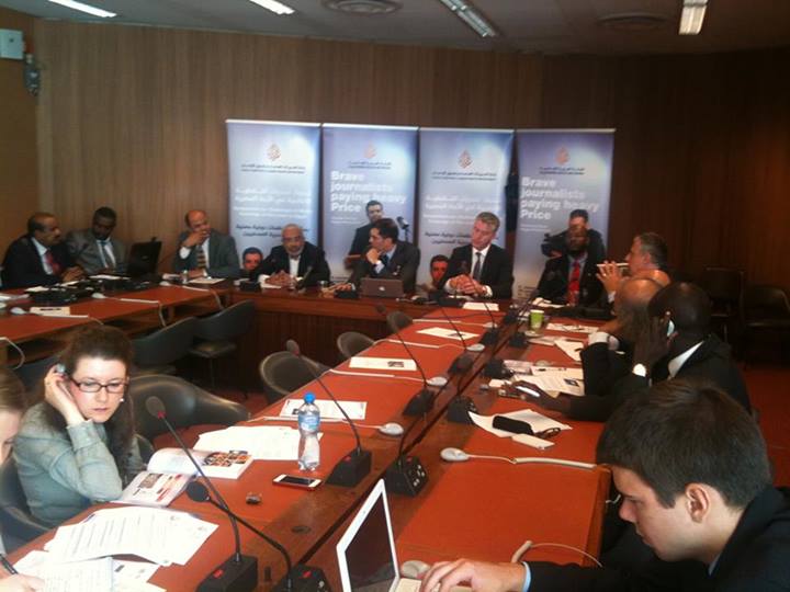 The Amman Center for Human Rights Studies (ACHRS) participated at the event “Challenges of Media Coverage of the Crisis in Egypt”